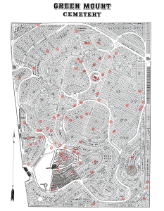 Cemetery Map - Green Mount Cemetery